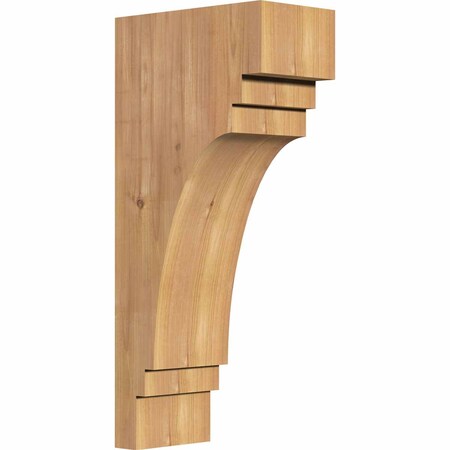 Pescadero Smooth Corbel, Western Red Cedar, 5 1/2W X 10D X 22H